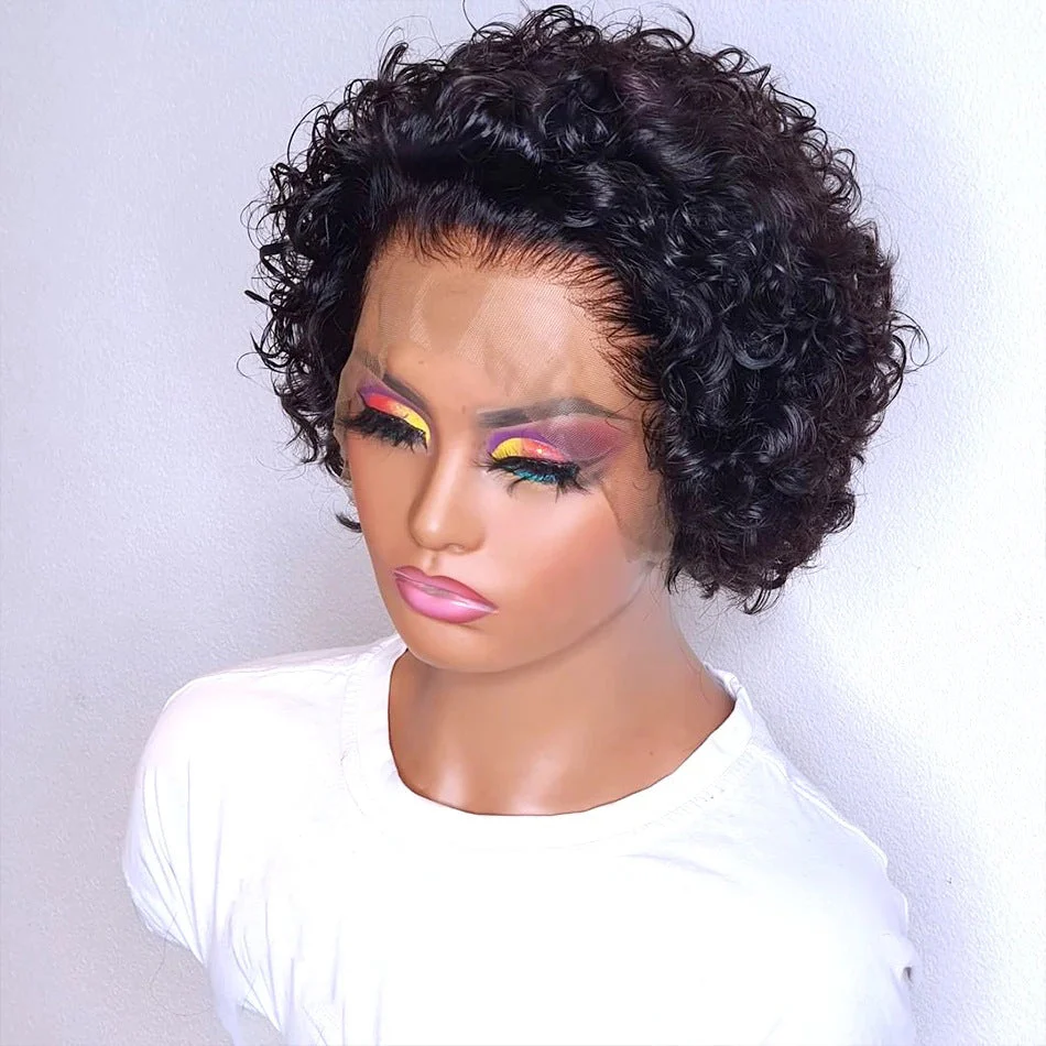 Premium Wig - Dinky Front Lace Short Pixie Hair Wig - Image 5