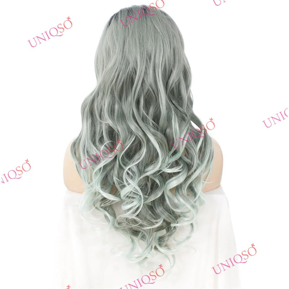 Premium Wig - Reverse Balayage Grey Wig - Image 4