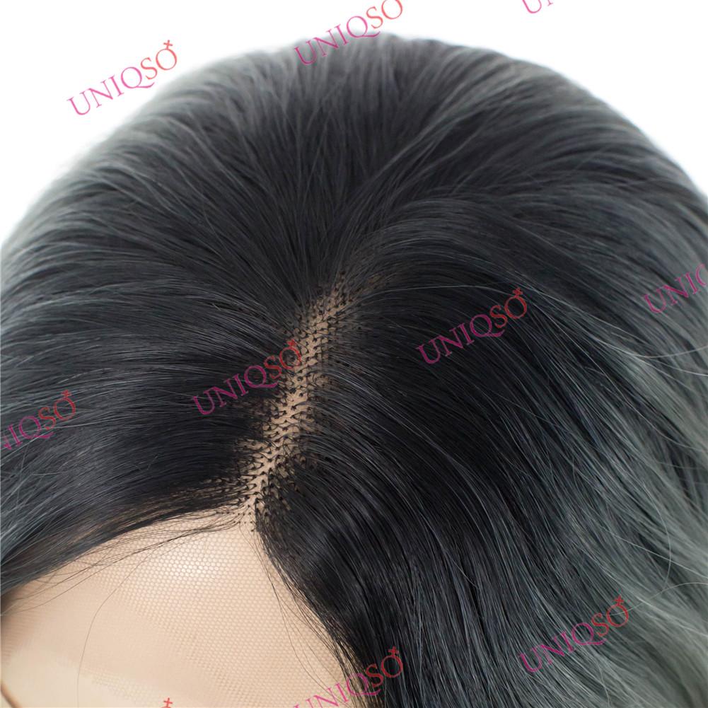 Premium Wig - Reverse Balayage Grey Wig - Image 5