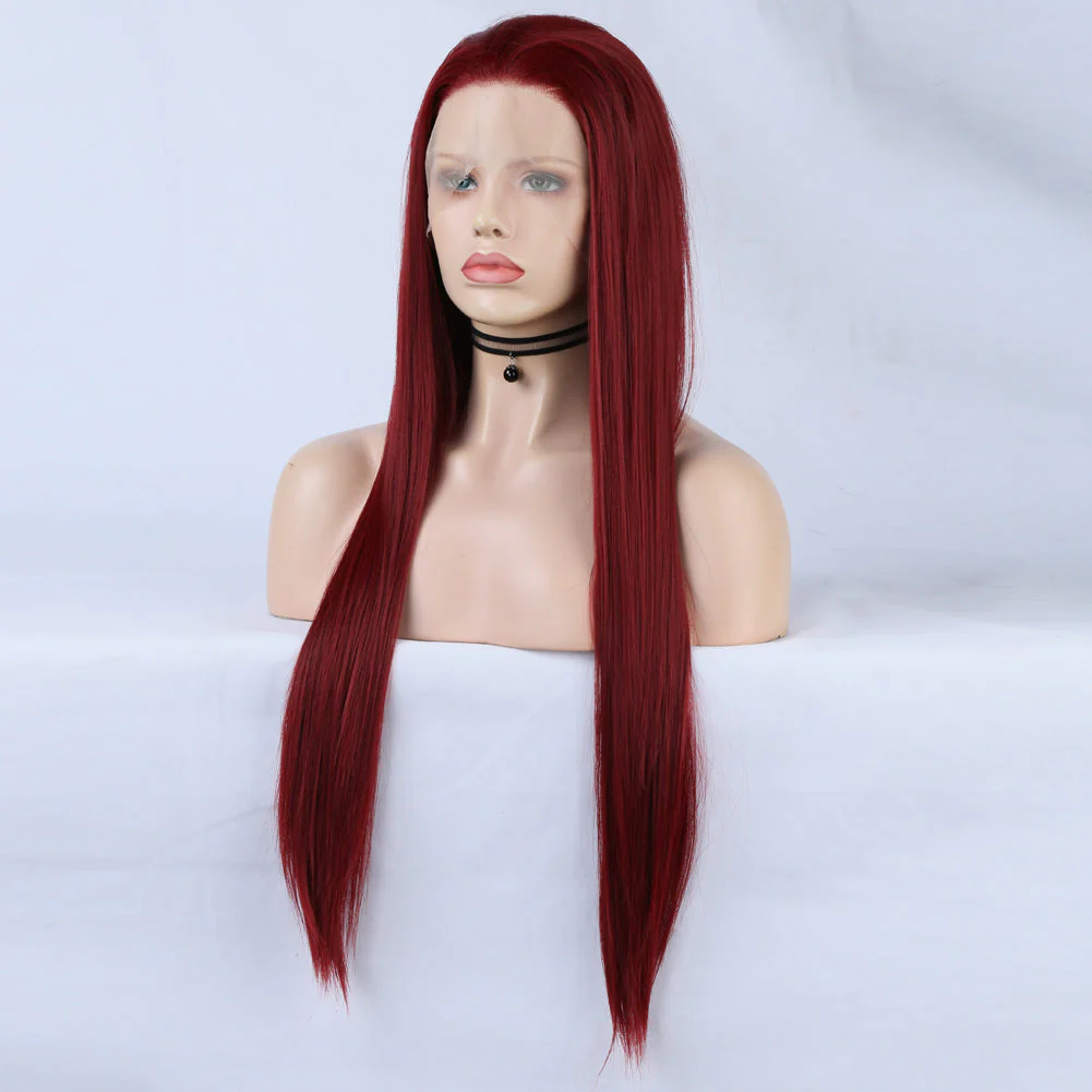 Royal Scarlet Front Lace Wig - Image 2