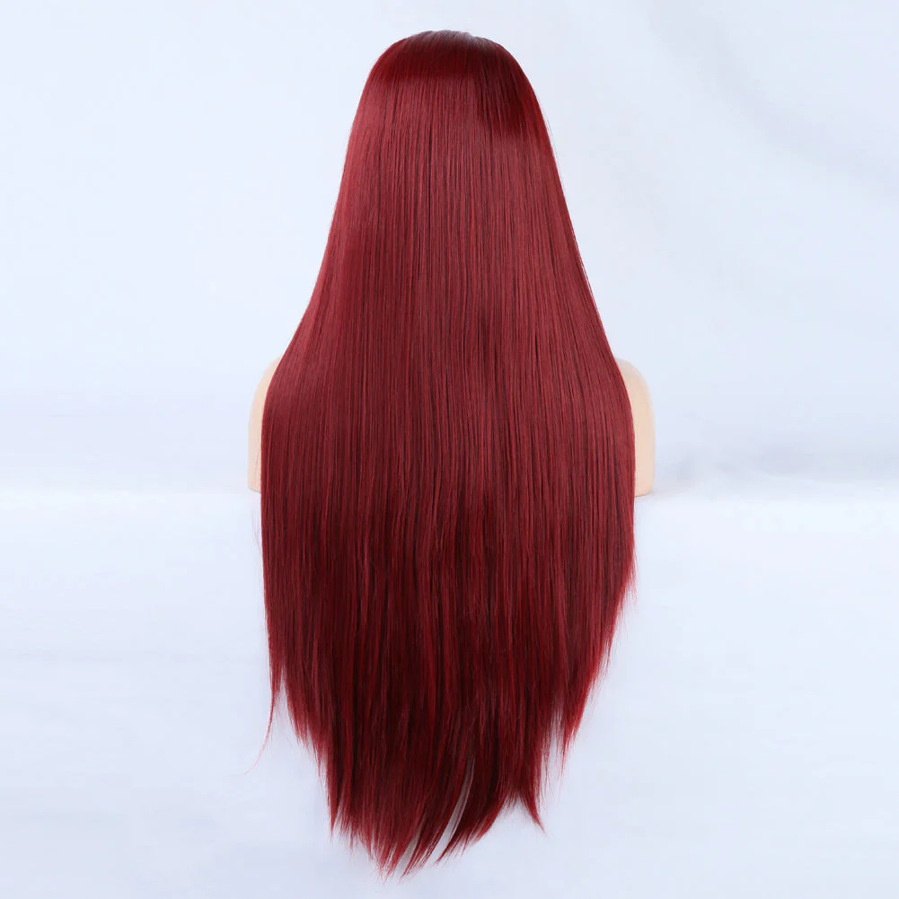 Royal Scarlet Front Lace Wig - Image 4