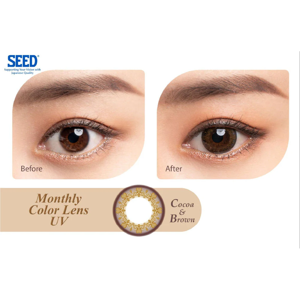 SEED Monthly Color Lens UV - Dark Brown