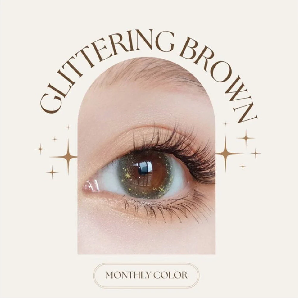 SEED Monthly Color Lens UV - Glittering Brown