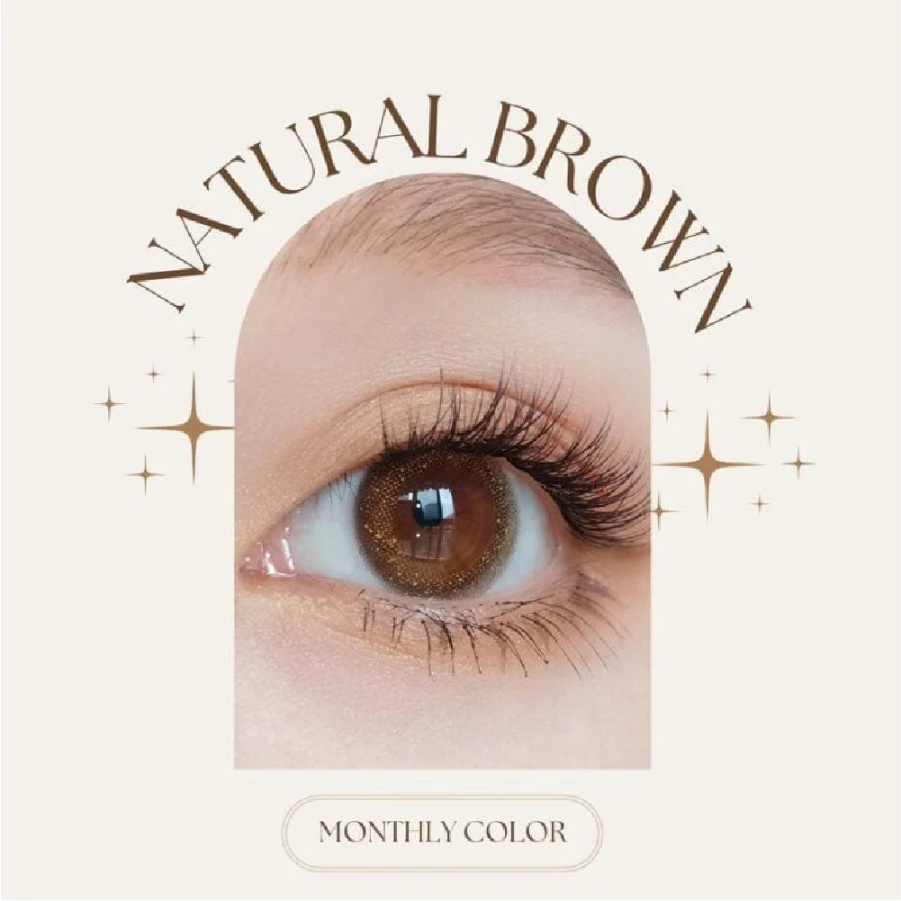 SEED Monthly Color Lens UV - Natural Bown