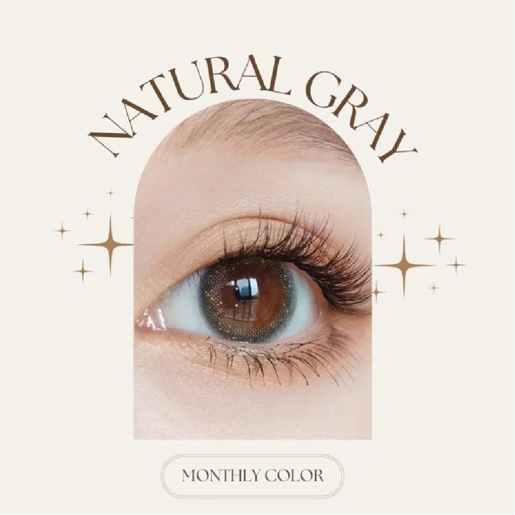 SEED Monthly Color Lens UV - Natural Gray