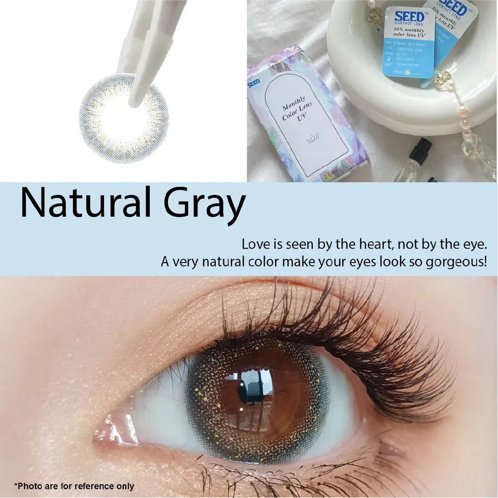 SEED Monthly Color Lens UV - Natural Gray - Image 2