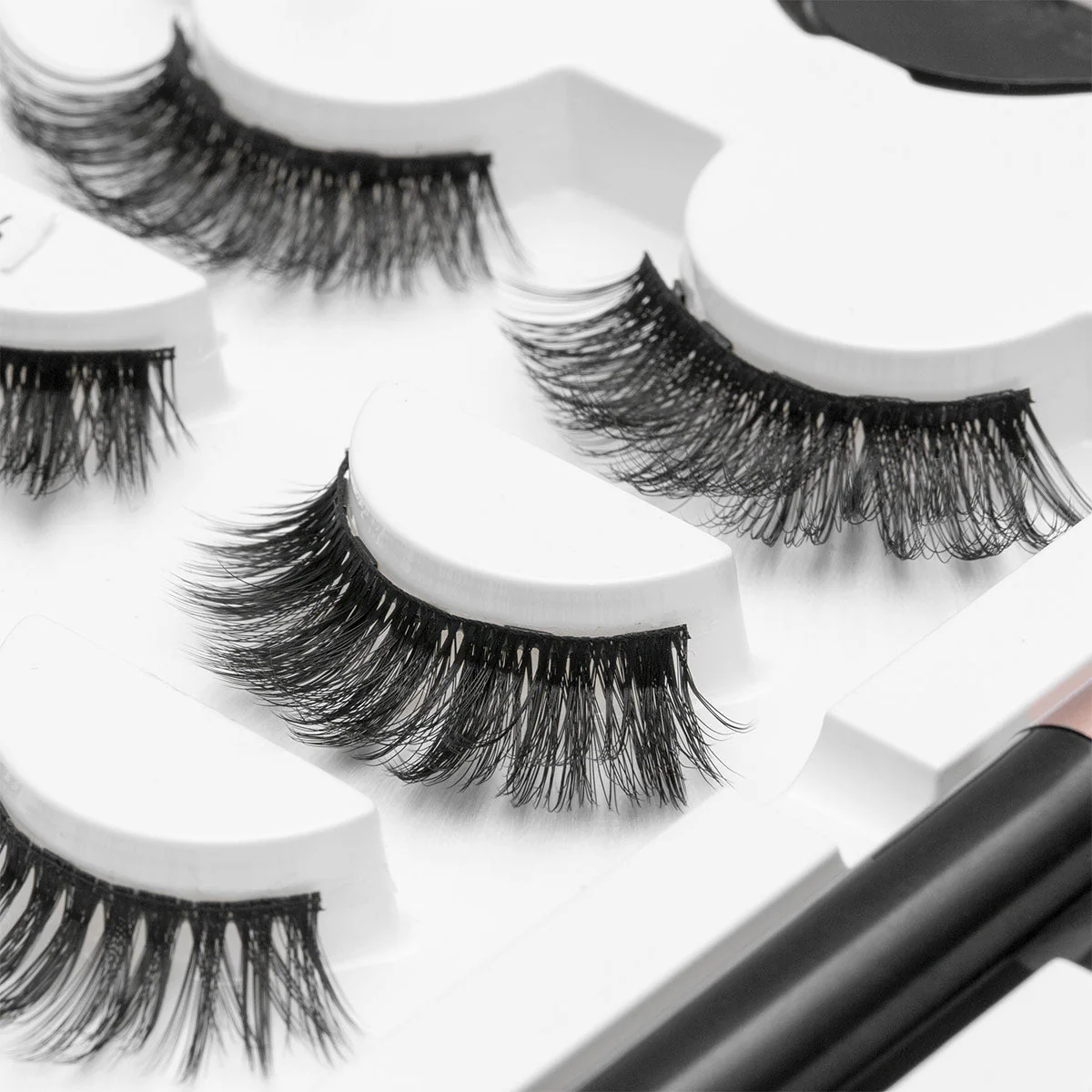 Sexy Sheep Mixed Designs Faux Mink Magnetic Eyelashes Kit Set (3 Pairs) - Image 2