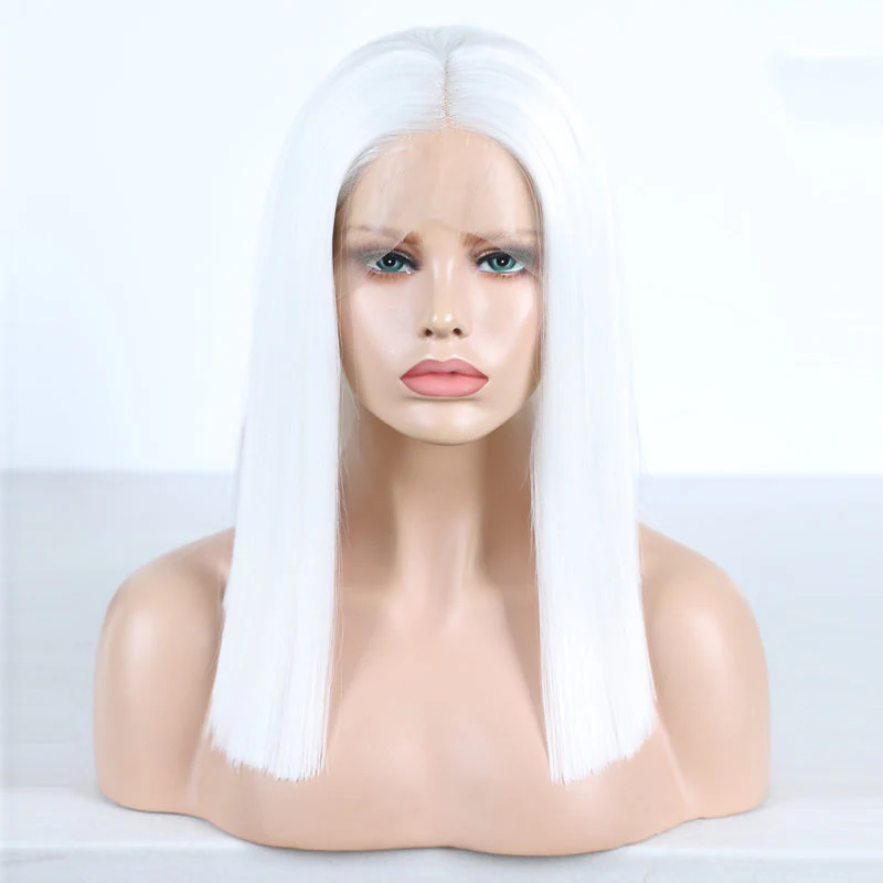 Shades of White T Lace Front Wig - Image 2