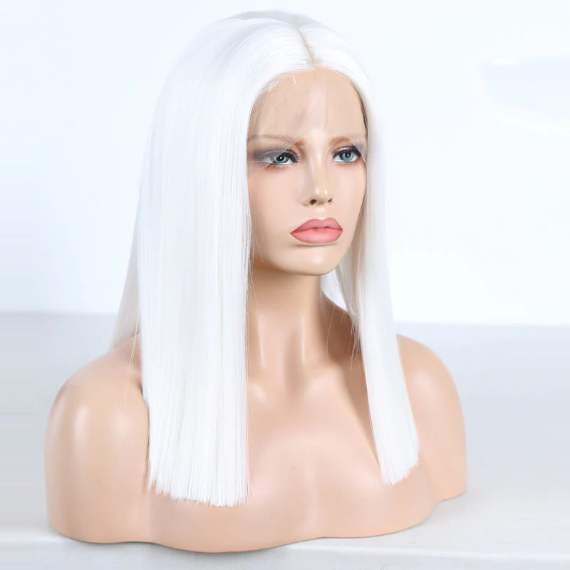 Shades of White T Lace Front Wig - Image 3