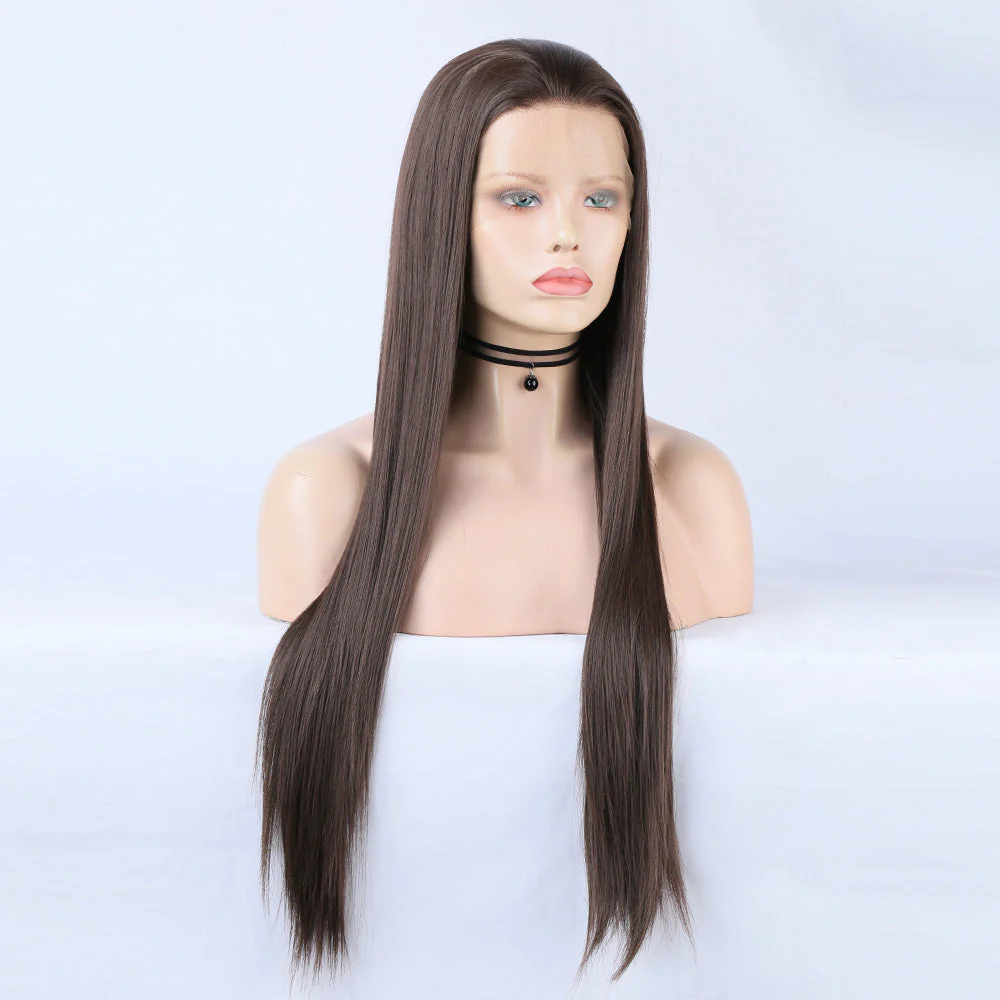 Smooth Petals Long Hair Front Lace Wig - Image 3