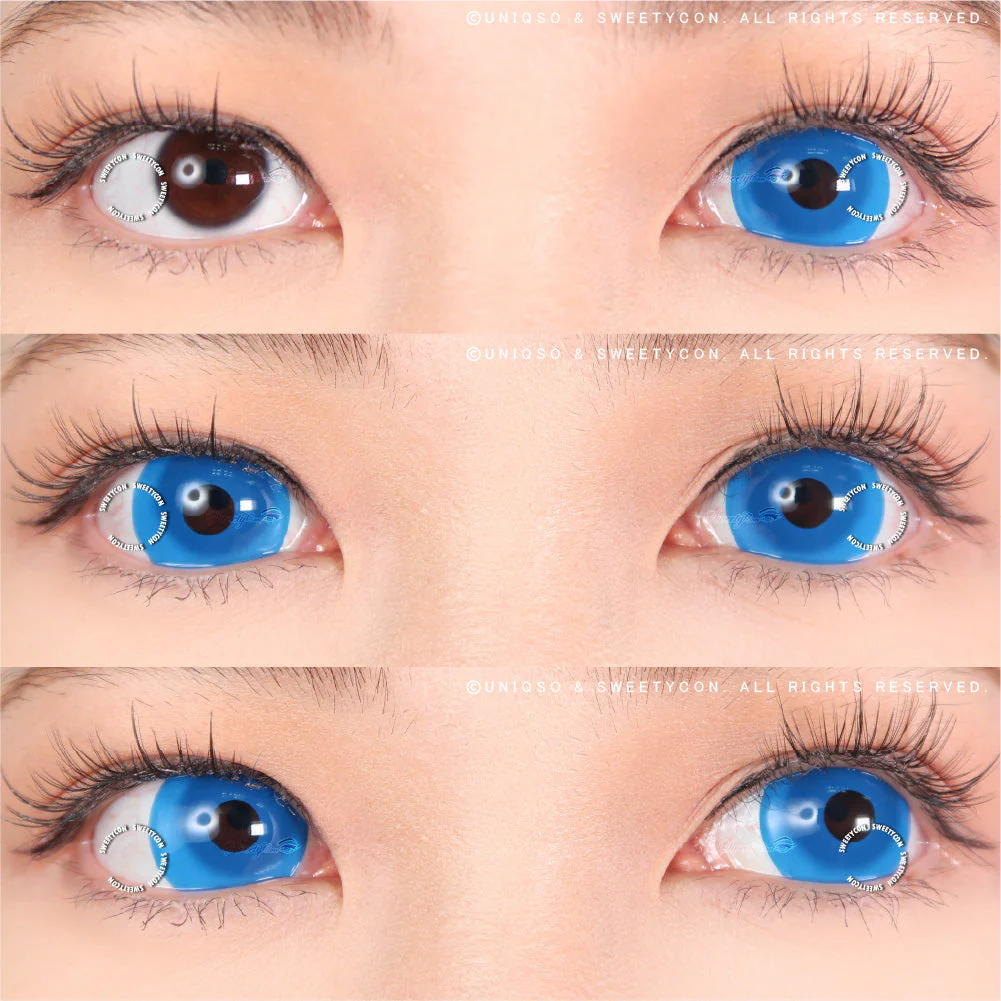 Sweety Mini Sclera UV Glow Blue (1 lens/pack) - Image 2