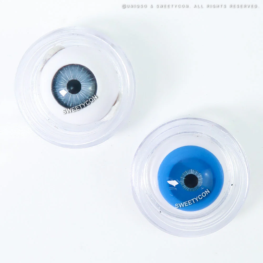 Sweety Mini Sclera UV Glow Blue (1 lens/pack) - Image 4