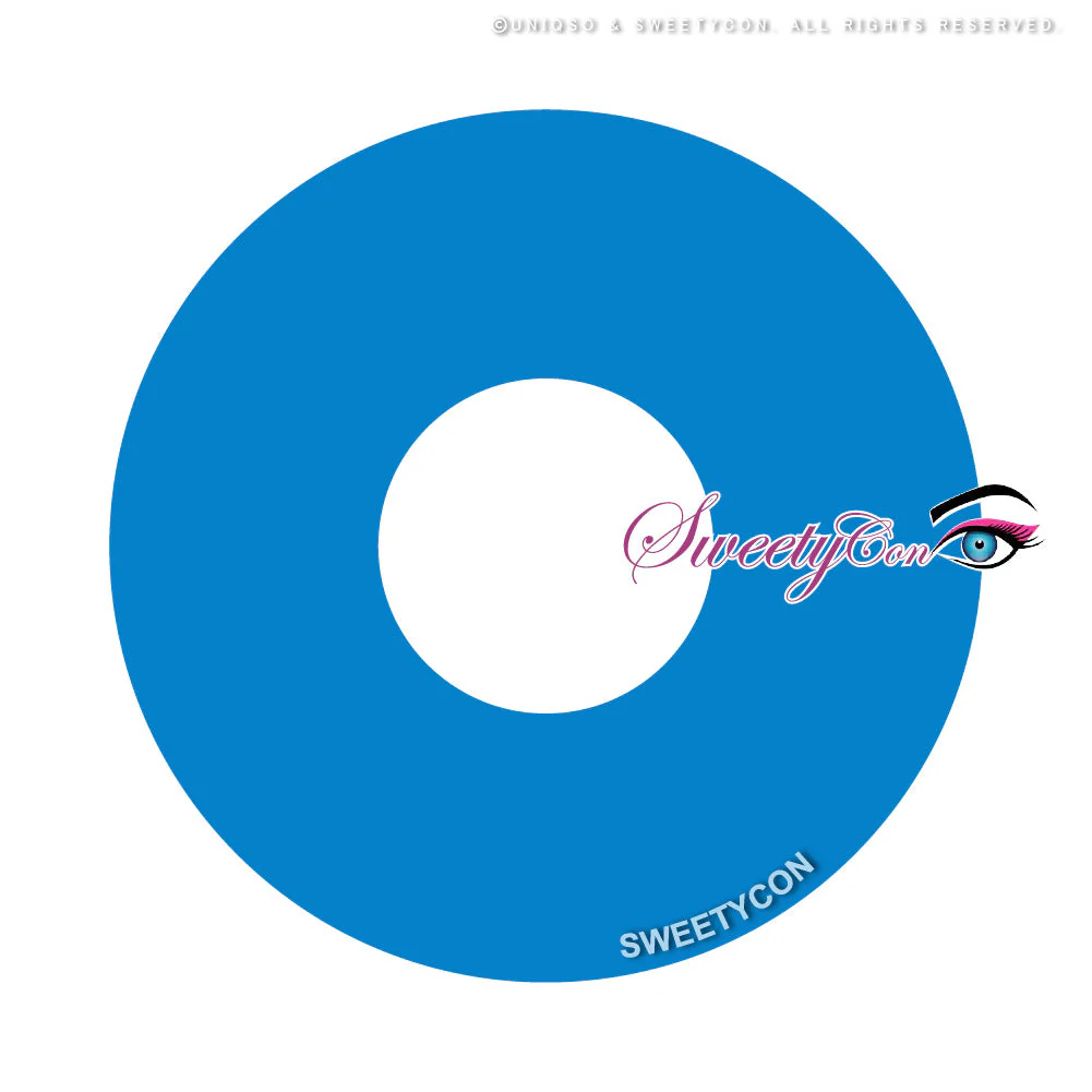 Sweety Mini Sclera UV Glow Blue (1 lens/pack) - Image 6
