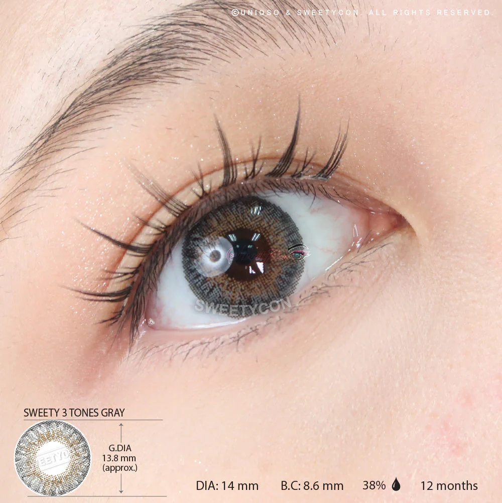 Sweety 3 Tones Gray (1 lens/pack) - Image 3