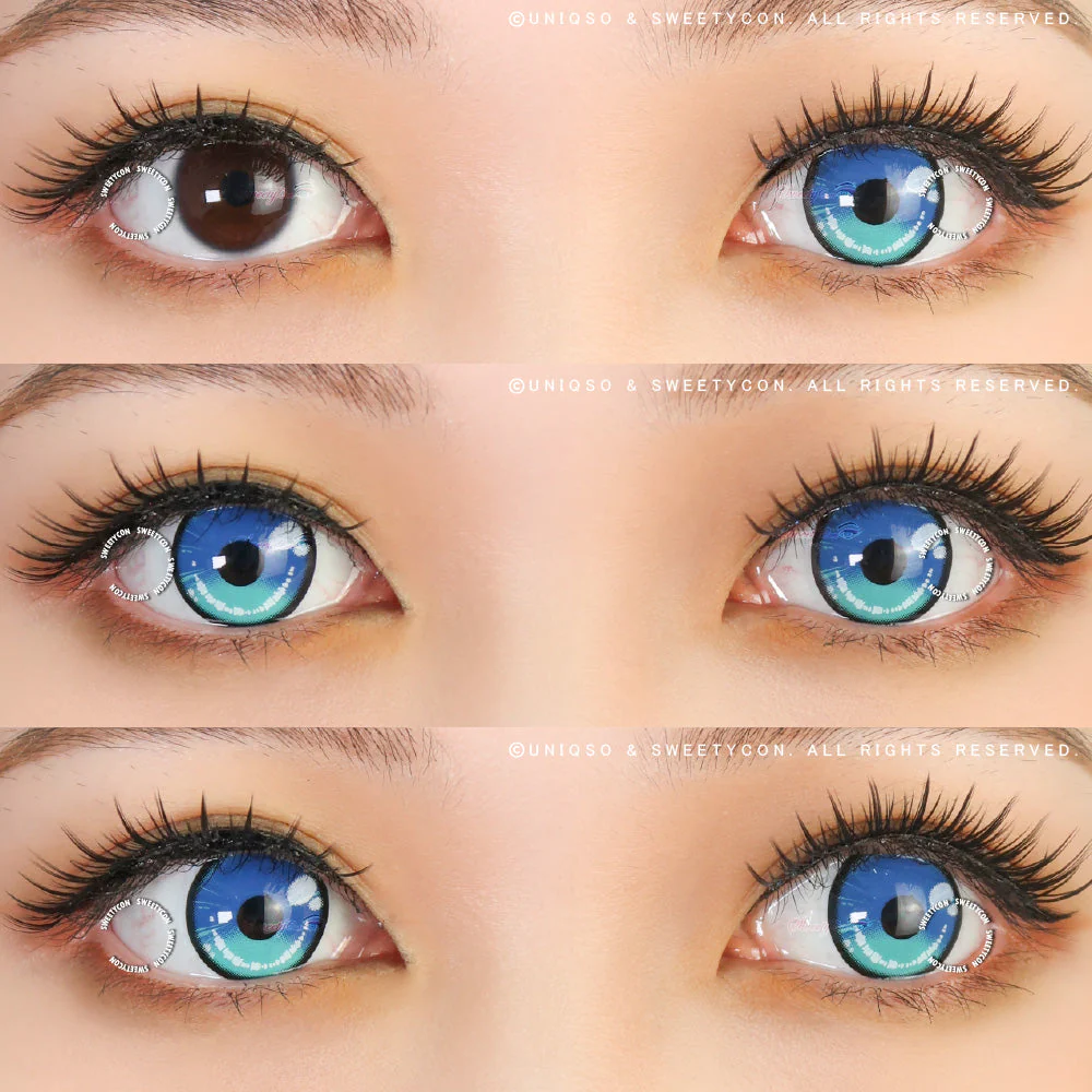 Sweety Anime 2 Cyan Turquoise (1 lens/pack) - Image 2
