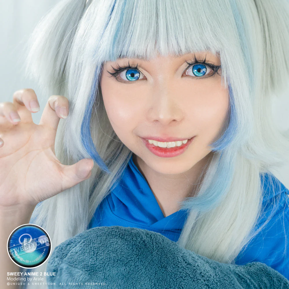 Sweety Anime 2 Cyan Turquoise (1 lens/pack) - Image 6