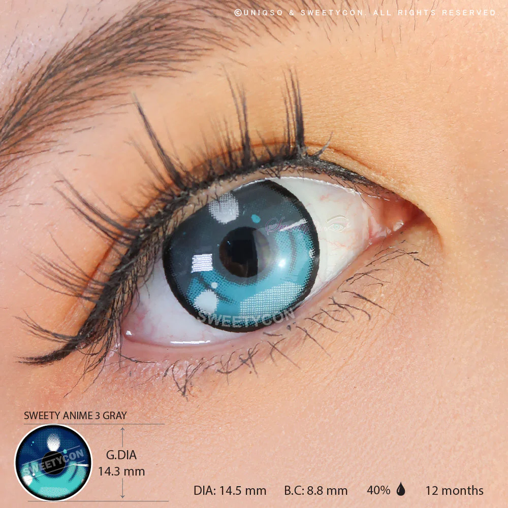 Sweety Anime 3 Gray (1 lens/pack) - Image 3