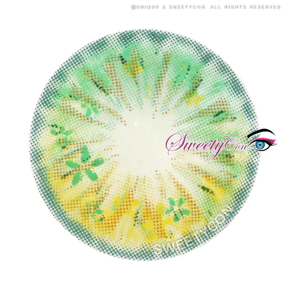 Sweety Anime Flower Green (1 lens/pack) - Image 6