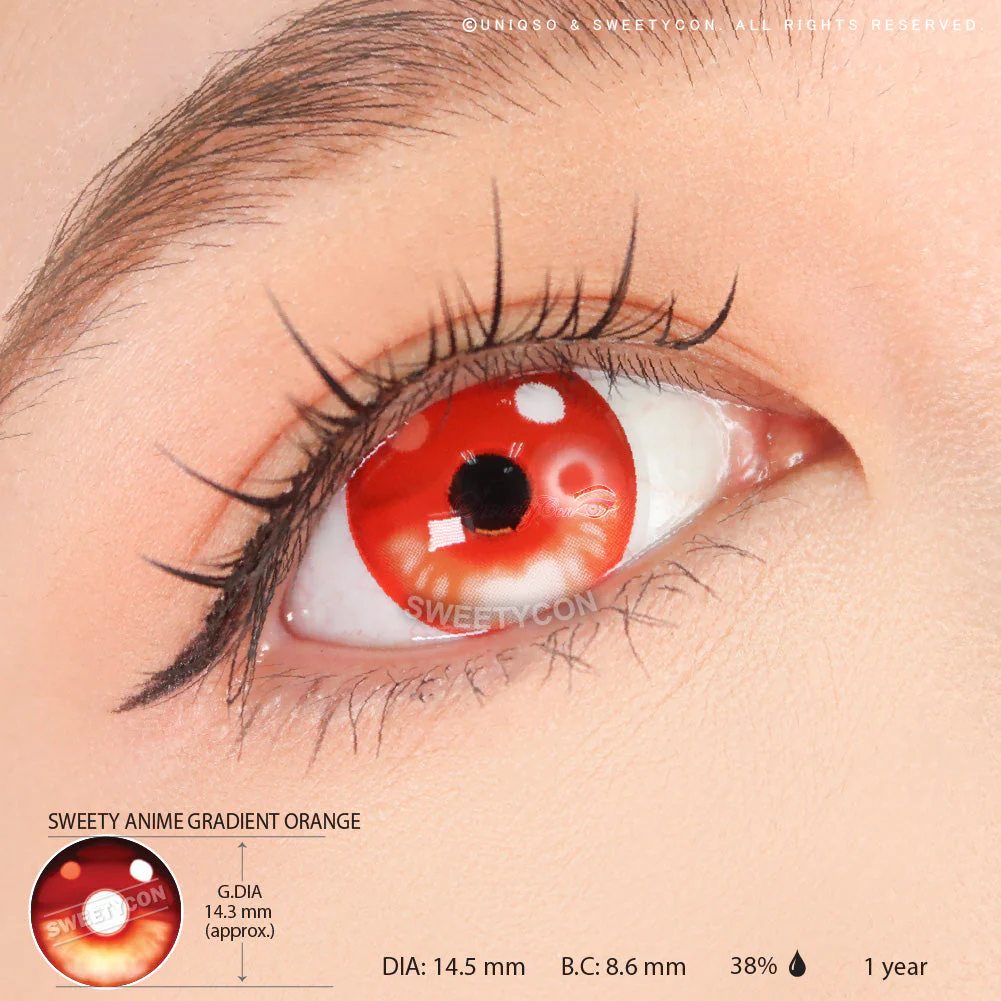 Sweety Anime Gradient Orange (1 lens/pack) - Image 3