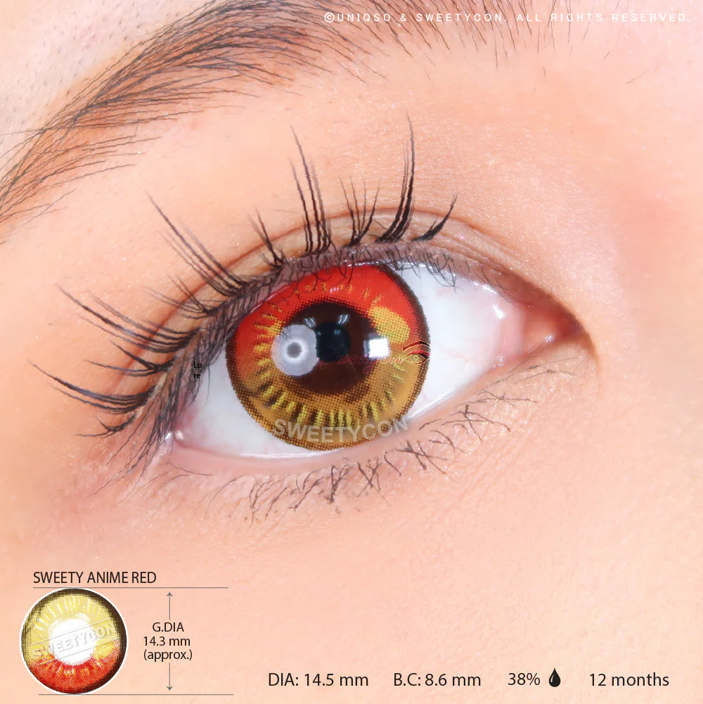 Sweety Anime Red (1 lens/pack) - Image 3