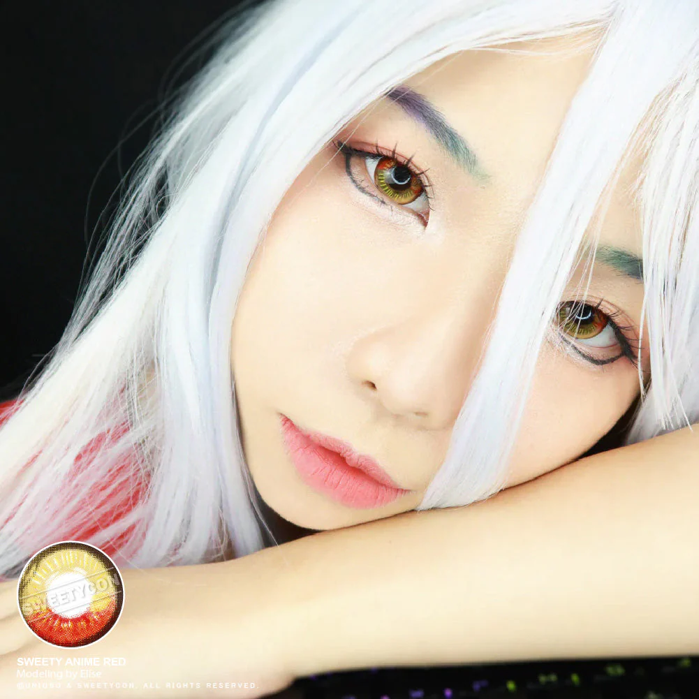 Sweety Anime Red (1 lens/pack) - Image 8