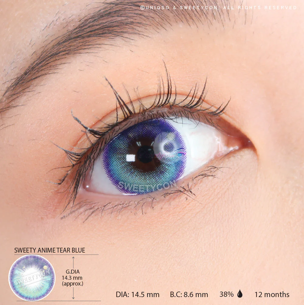 Sweety Anime Tear Blue (1 lens/pack) - Image 5