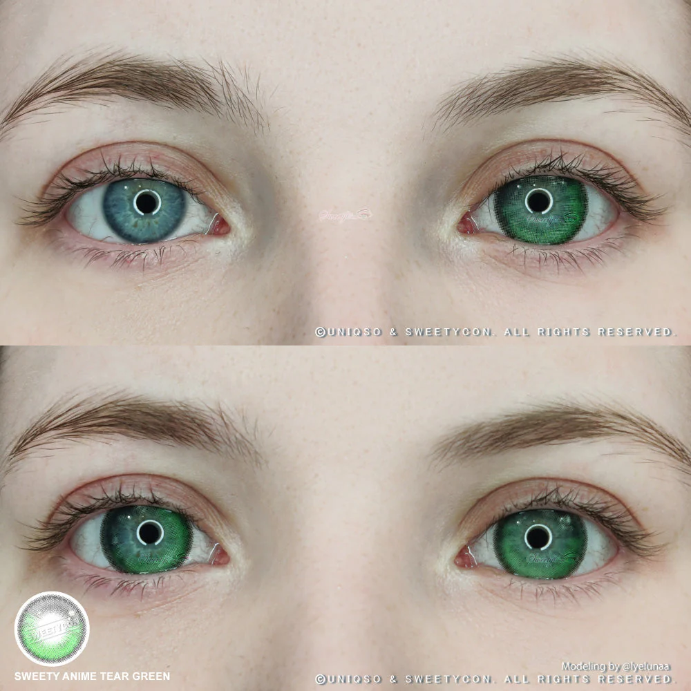 Sweety Anime Tear Green (1 lens/pack) - Image 2