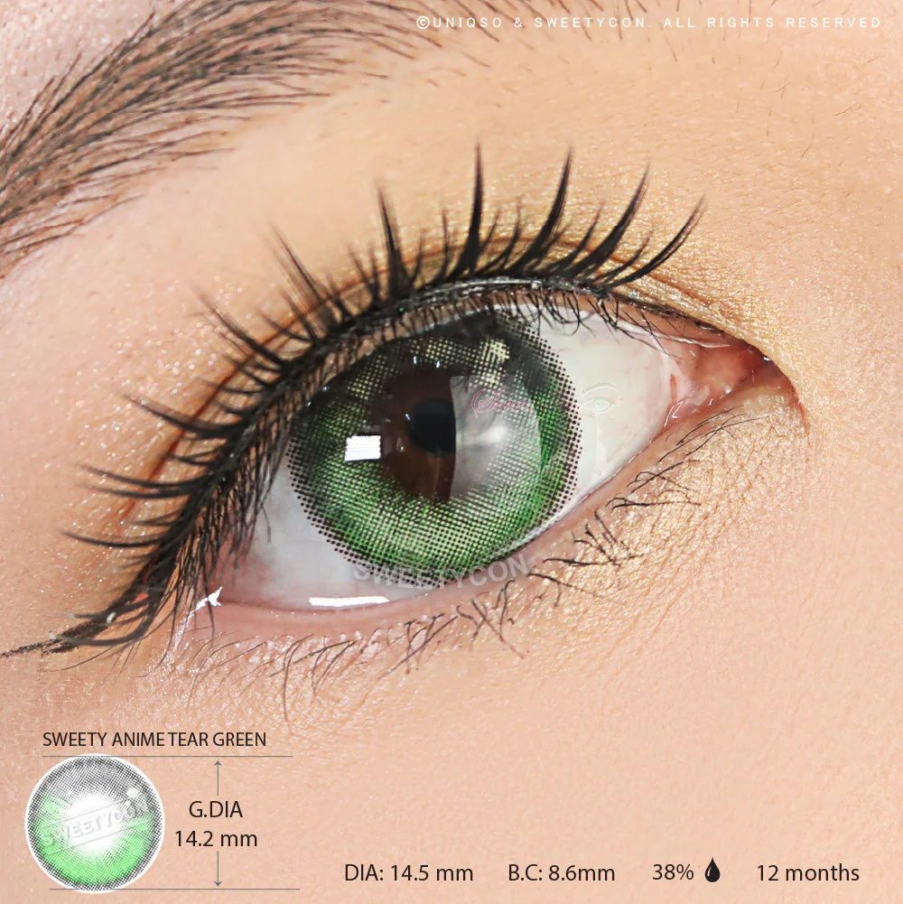 Sweety Anime Tear Green (1 lens/pack) - Image 5