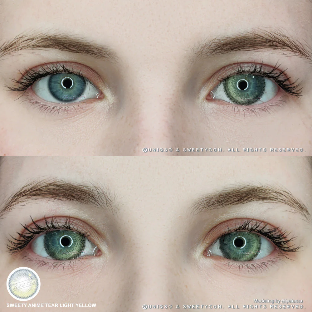 Sweety Anime Tear Light Yellow (1 lens/pack) - Image 2