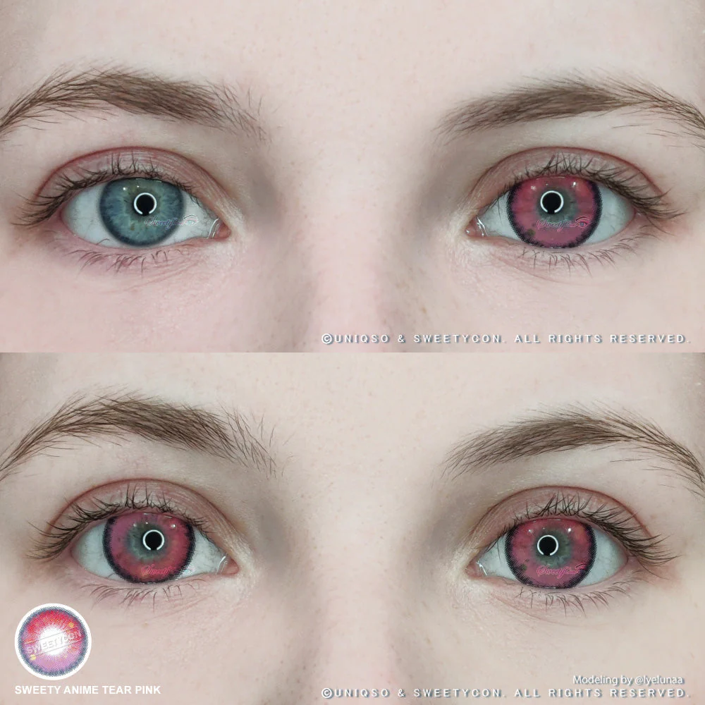 Sweety Anime Tear Pink (1 lens/pack) - Image 2