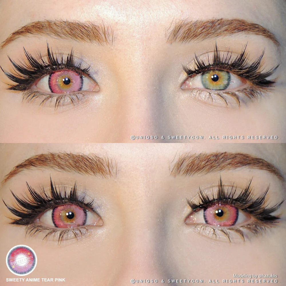 Sweety Anime Tear Pink (1 lens/pack) - Image 3