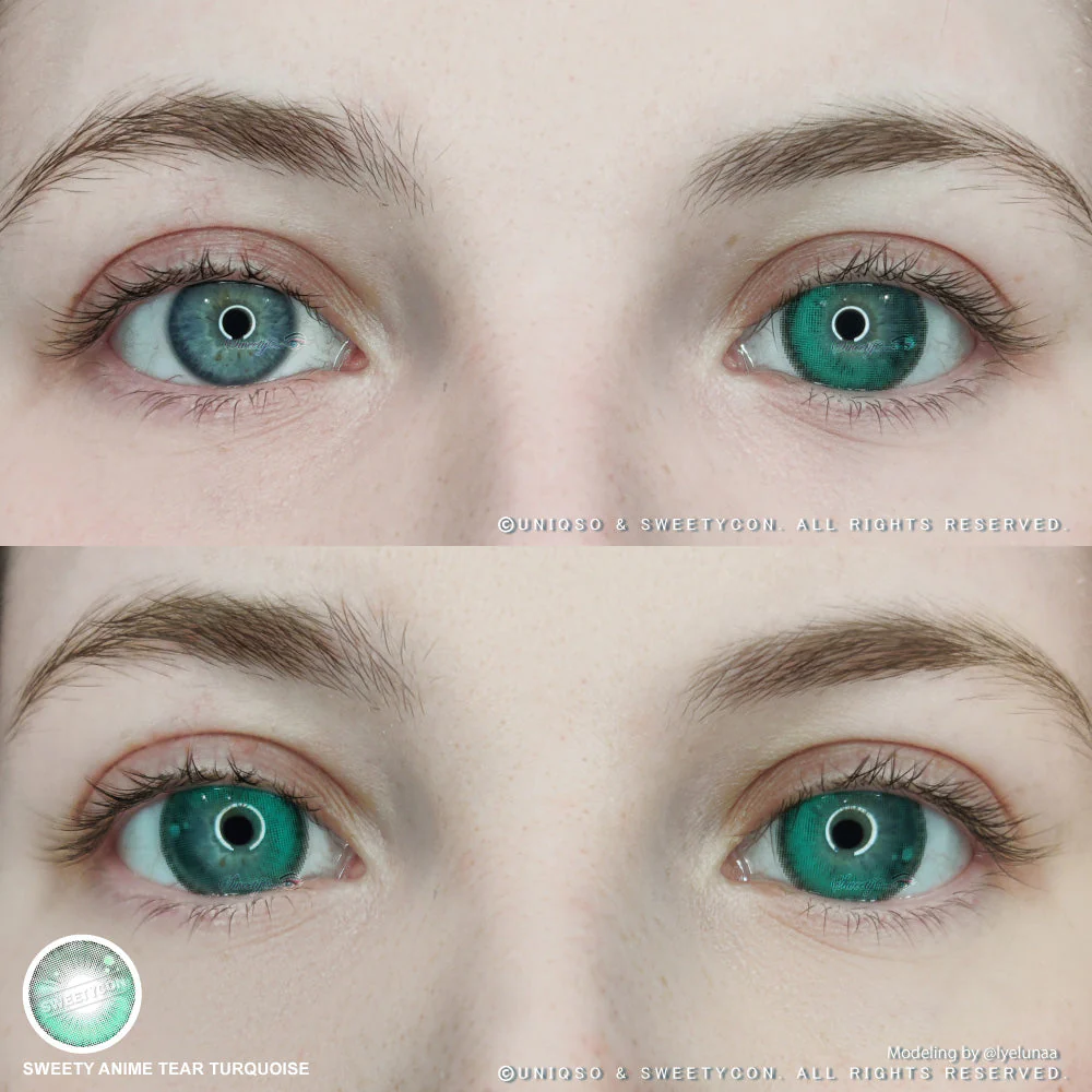Sweety Anime Tear Turquoise (1 lens/pack) - Image 2