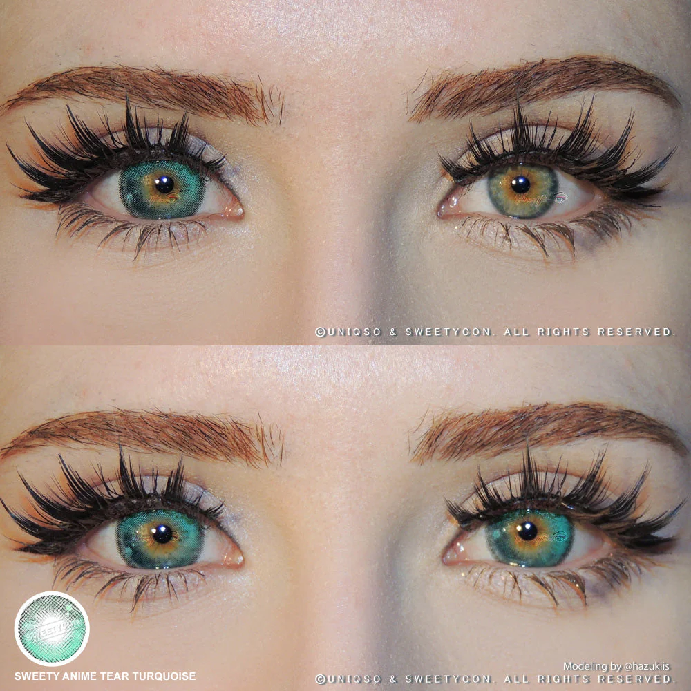Sweety Anime Tear Turquoise (1 lens/pack) - Image 3
