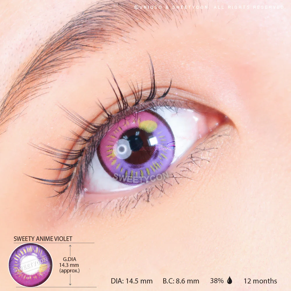 Sweety Anime Violet (1 lens/pack) - Image 3
