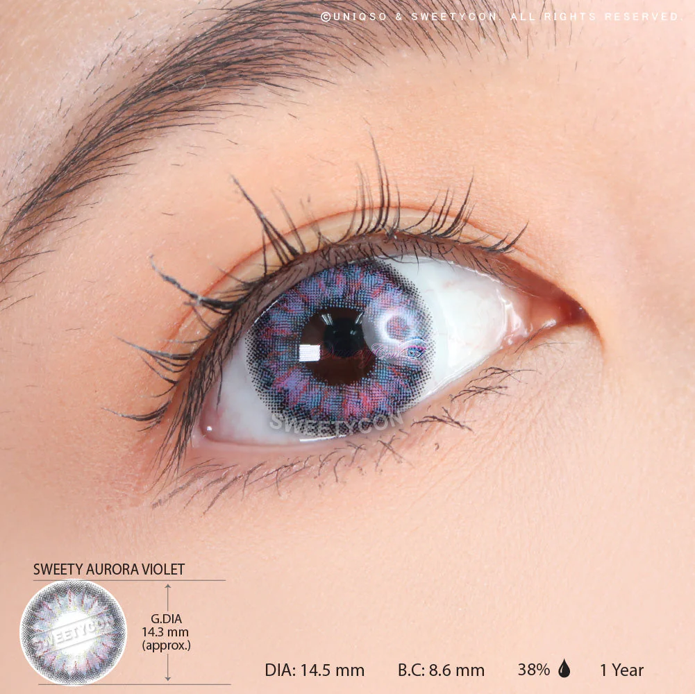 Sweety Aurora Violet (1 lens/pack) - Image 3