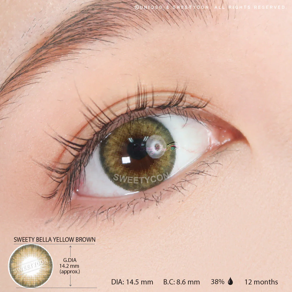 Sweety Bella Yellow Brown (1 lens/pack) - Image 3