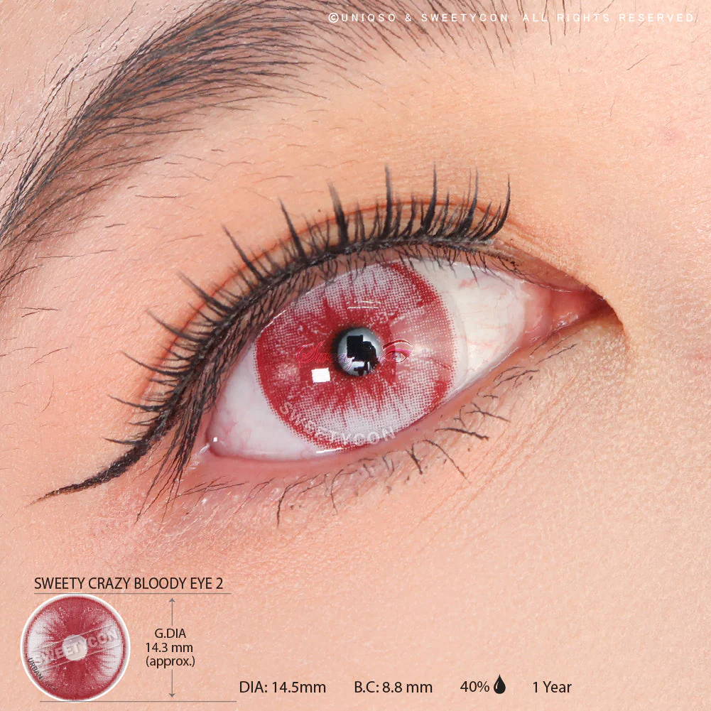 Sweety Crazy Bloody Eye 2 (1 lens/pack) - Image 3