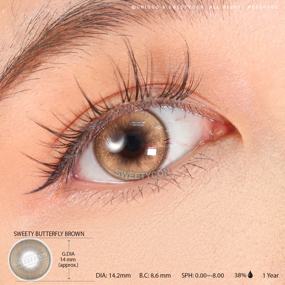 Sweety Butterfly Brown (1 lens/pack) - Image 3