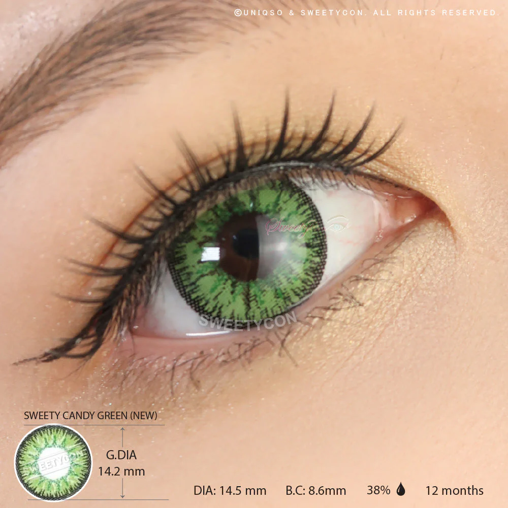 Sweety Candy Green (New) (1 lens/pack) - Image 3