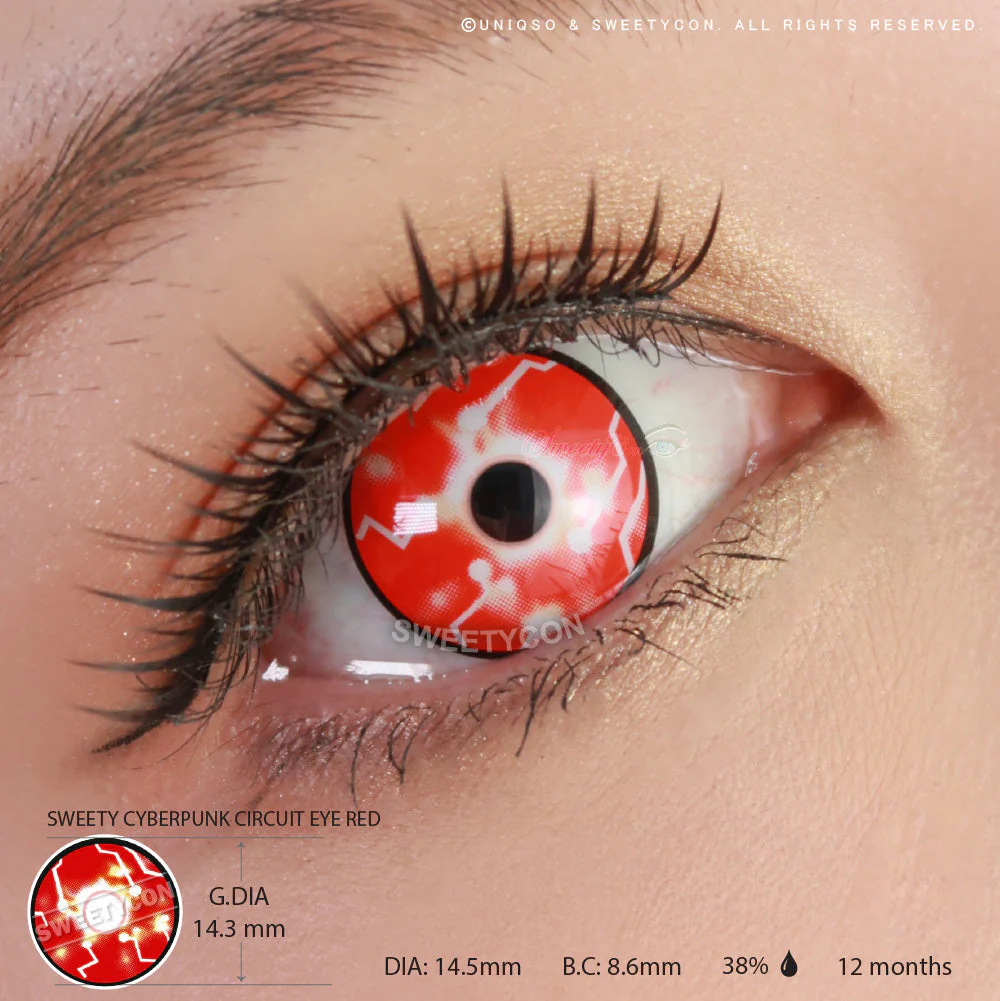 Sweety Circuit Eye Red (1 lens/pack) - Image 2