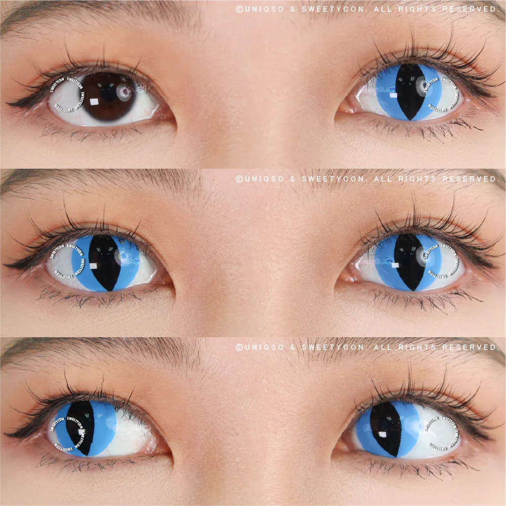 Sweety Crazy Aqua Cat (1 lens/pack) - Image 2