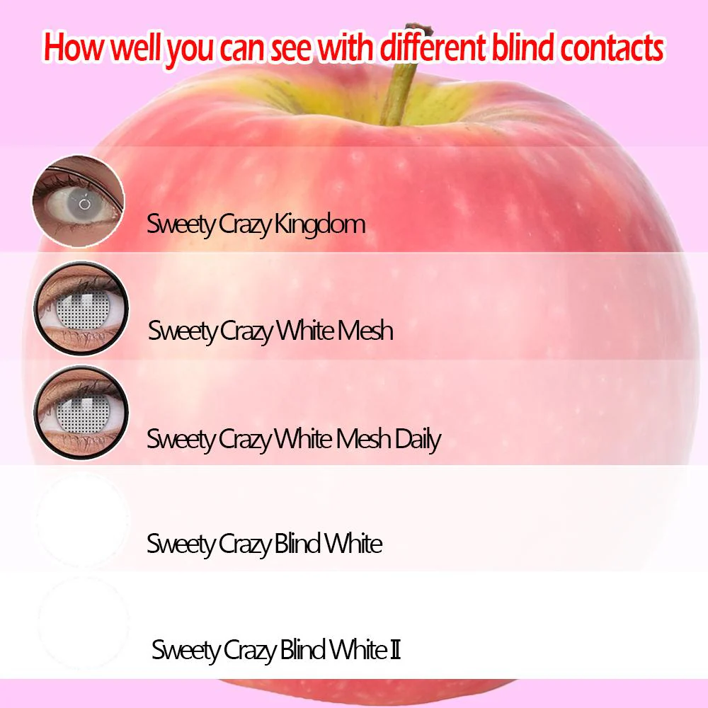 Sweety Crazy Blind White - Version I (1 lens/pack) - Image 3
