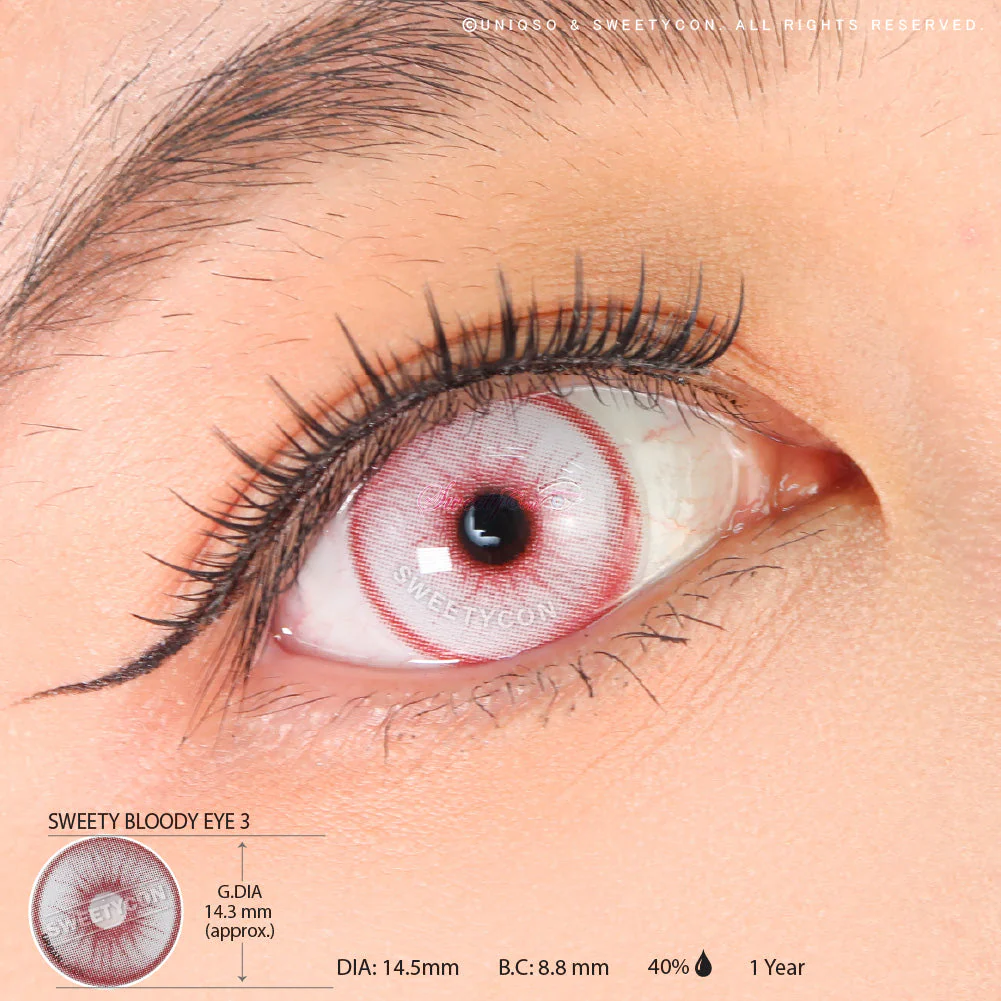 Sweety Crazy Bloody Eye 3 (1 lens/pack) - Image 2