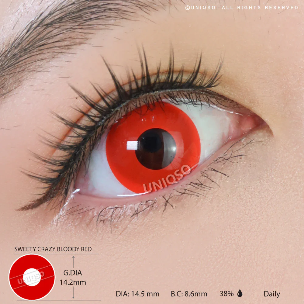 Sweety Crazy Bloody Red - 1 Day Disposable (1 lens/pack) - Image 2