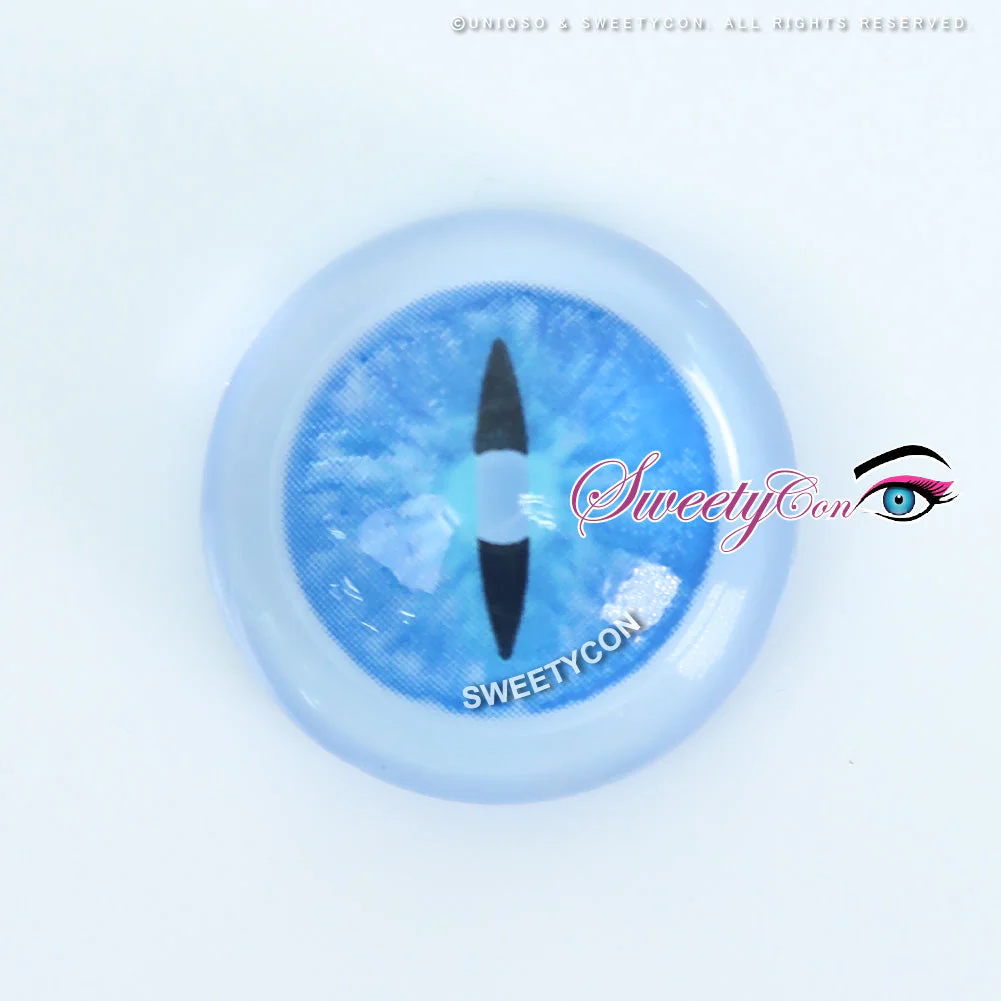 Sweety Crazy Blue Demon Eye / Cat Eye (New) (1 lens/pack) - Image 5