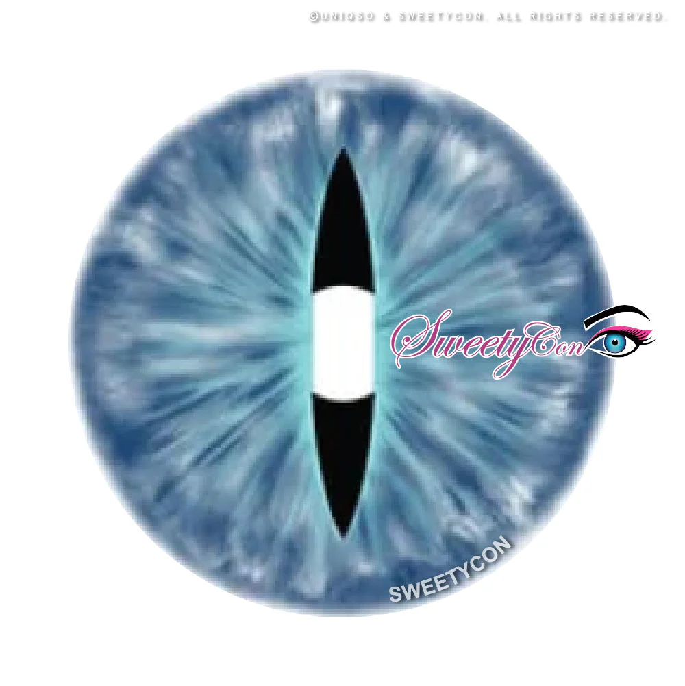 Sweety Crazy Blue Demon Eye / Cat Eye (New) (1 lens/pack) - Image 6