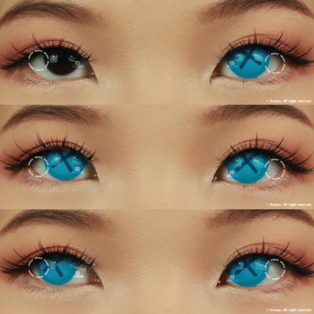 Sweety Crazy Button Eye Blue (1 lens/pack) - Image 2