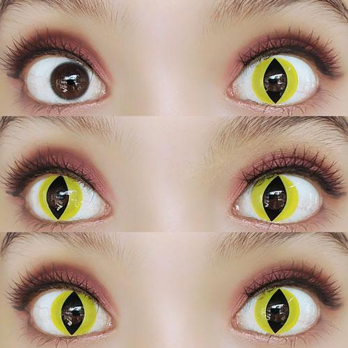 Sweety Crazy Cat Eye Yellow (1 lens/pack) - Image 2