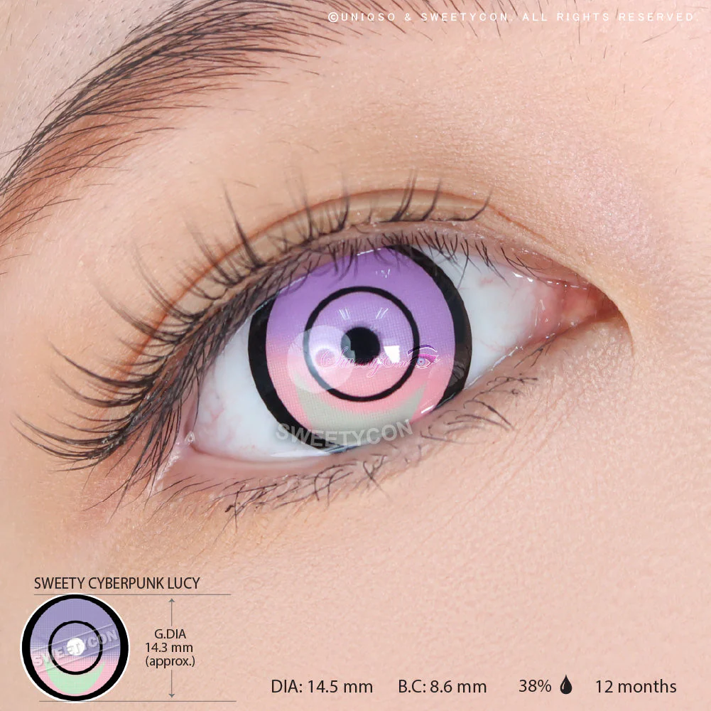 Sweety Crazy Cyber Violet (1 lens/pack) - Image 3