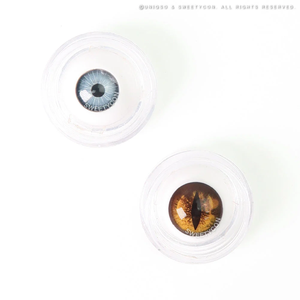 Sweety Crazy Gold Demon Eye / Cat Eye (New) (1 lens/pack) - Image 4